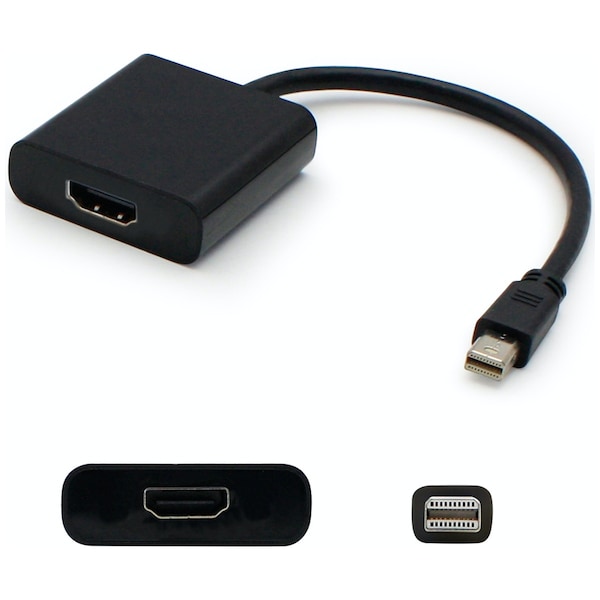 Add-On Addon 5 Pack Of Mini-Displayport Male To Hdmi Female Black, PK5 MDP2HDMIB-5PK